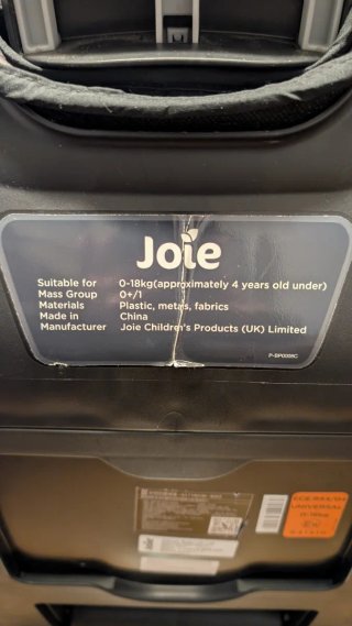 Silla coche bebé Joie