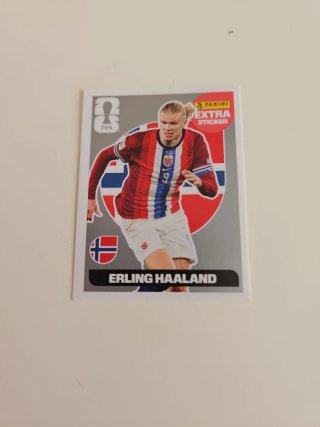Panini Extra Sticker Erling Haaland Plata