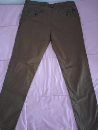 Pantalon chino Zara uomo marrone