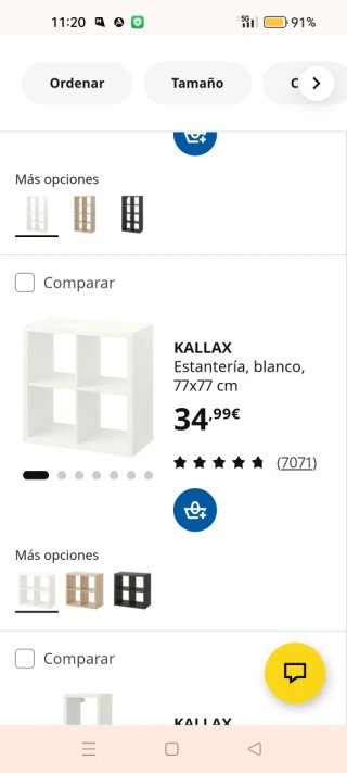 Mueble Kallax Ikea Blanco