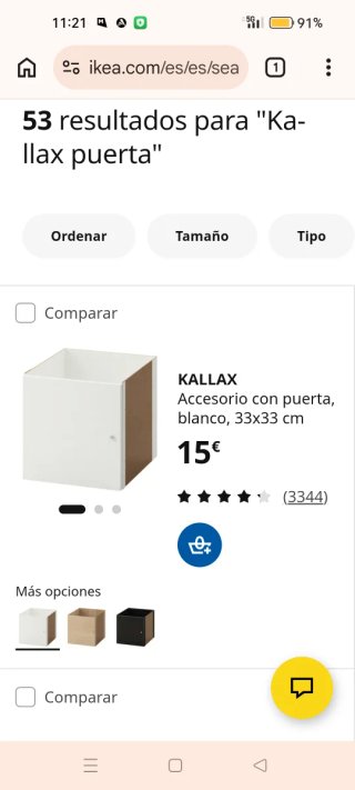Mueble Kallax Ikea Blanco