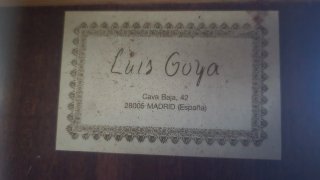 Guitarra Clásica Luis Goya Antigua