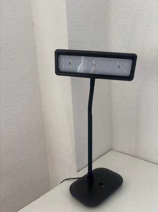 Flexo de escritorio negro