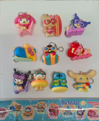 Collezione completa Hello Kitty Summertime charms