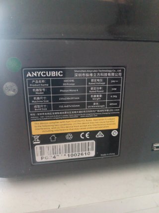 Stampante 3D Resina Anycubic Photon Mono 4