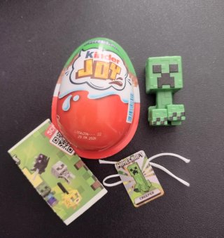 Figura Creeper Kinder Joy Minecraft