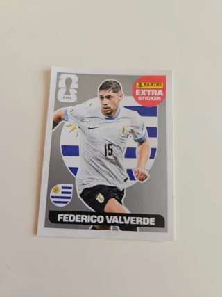 Extra Sticker Panini Federico Valverde Plata