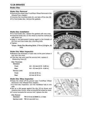 Manual de Taller Kawasaki ER-6N 2012