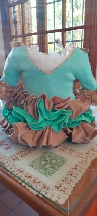 Traje Flamenca Artesanía 3-4 Años