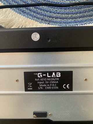Teclado G-LAB RGB