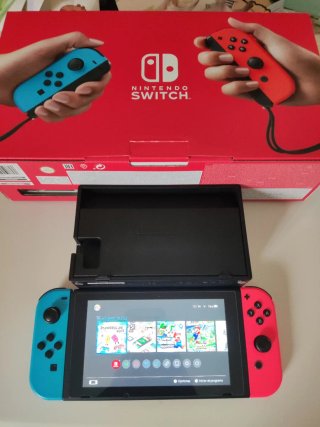 Consola Nintendo Switch (v2 2019) + 128GB + extras