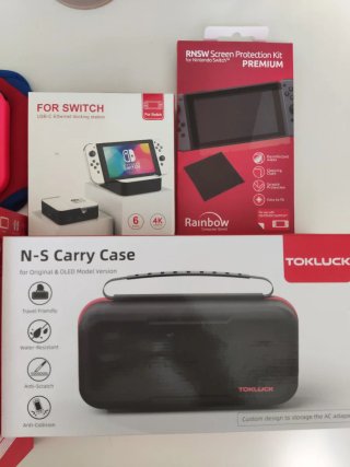 Consola Nintendo Switch (v2 2019) + 128GB + extras