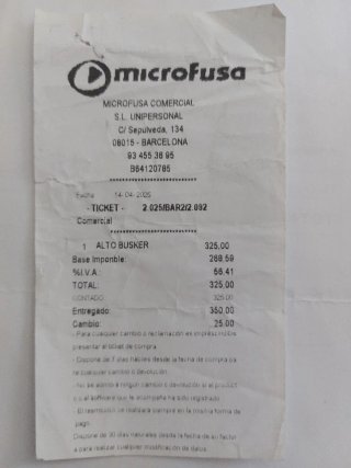 Altavoz Portátil Alto Busker Bluetooth Batería