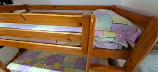 Litera infantil de roble