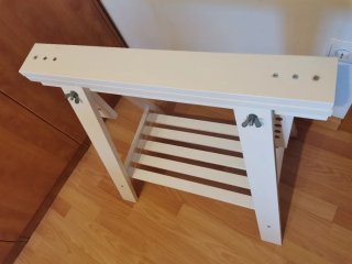 Caballete Mittback blanco