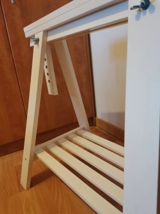 Caballete Mittback blanco