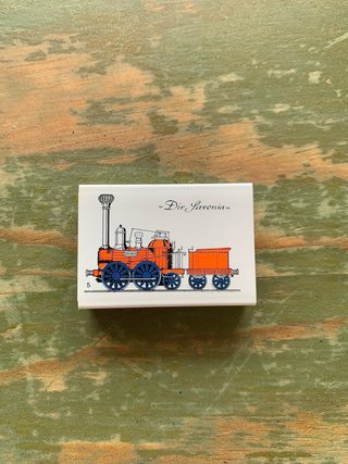 Lote di scatole di fiammiferi vintage locomotive e marche
