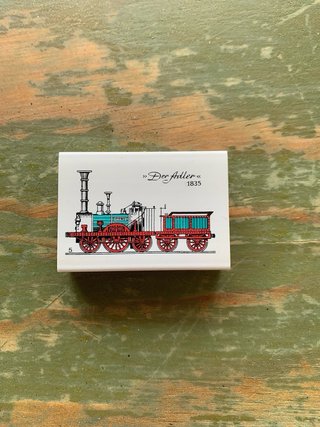 Lote di scatole di fiammiferi vintage locomotive e marche