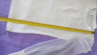 Maglia bambina maniche a velo