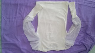 Maglia bambina maniche a velo