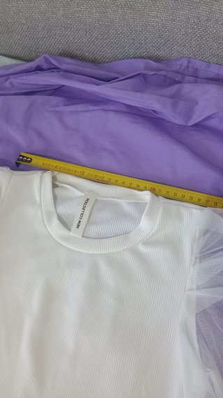 Maglia bambina maniche a velo