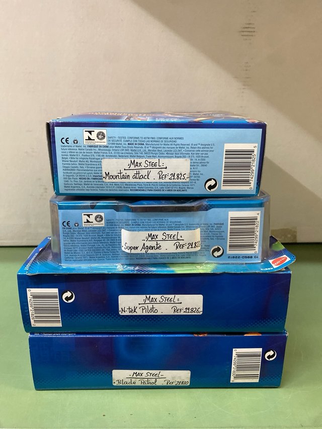 Lote 4 Figuras Max Steel Mattel SELLADAS