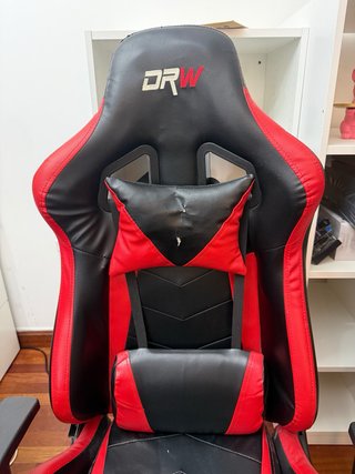 Silla Gamer DRW Negra y Roja