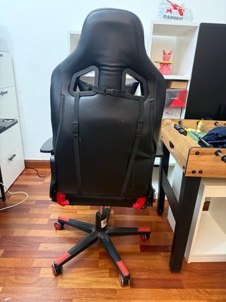 Silla Gamer DRW Negra y Roja