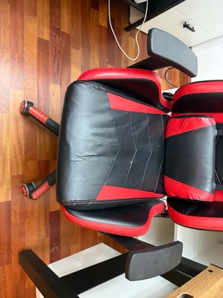 Silla Gamer DRW Negra y Roja