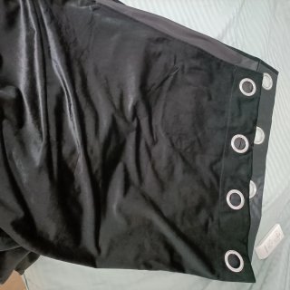 Cortinas de terciopelo negro de Tramas