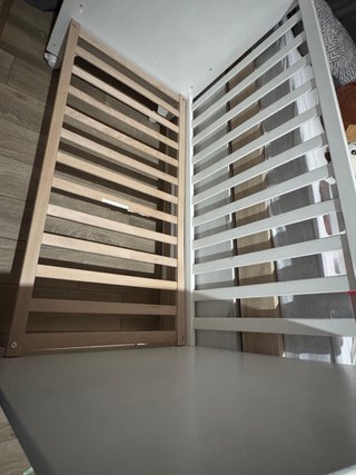 Cuna blanca 120x60 con estrellas