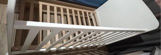 Cuna blanca 120x60 con estrellas