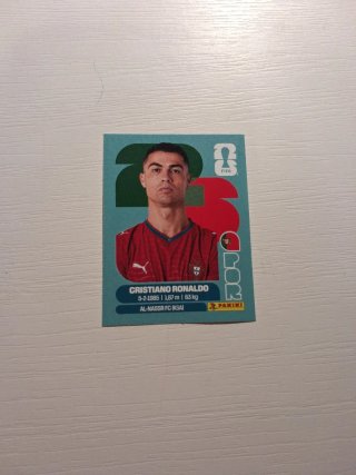 Cromo Mundial 2026 de Cristiano Ronaldo
