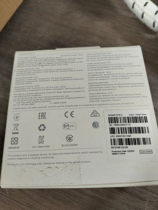 Xiaomi Amazfit Gts 2 Gris Smartwatch 1.6