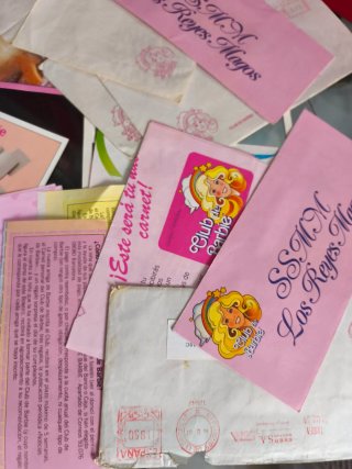 Lote Barbie Años 80: Revistas y Sobres