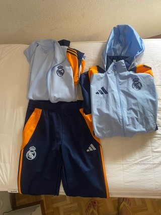 Chándal Real Madrid y chubasquero Adidas