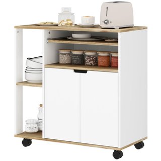 Rollender Küchenwagen mit Stauraum, Schrank, verst