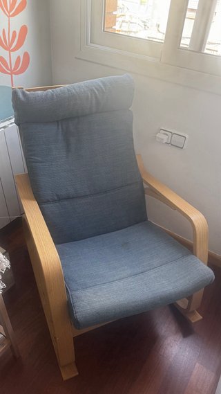 Sillón Mecedora IKEA POÄNG Gris