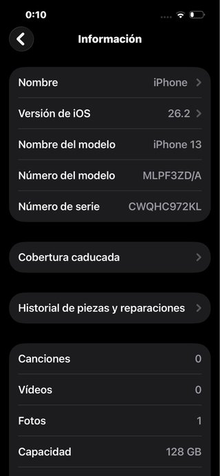 iPhone 13 128GB Negro