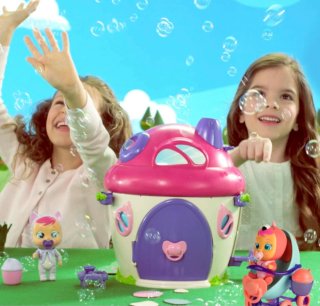 Casa Bebé Llorones lagrimas magicas Muñeca y carro