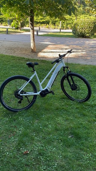 Bicicleta Eléctrica Blanca