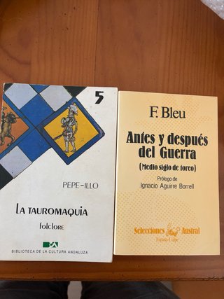 Libros tauromaquia