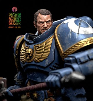 Teniente Titus Warhammer 40k Figura