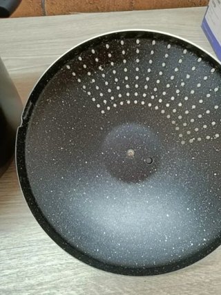 Pensofal Biostone Olla coladora, Aluminio, Negro