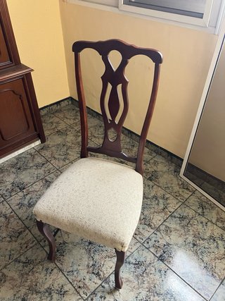 Conjunto mesa extensible y 6 sillas