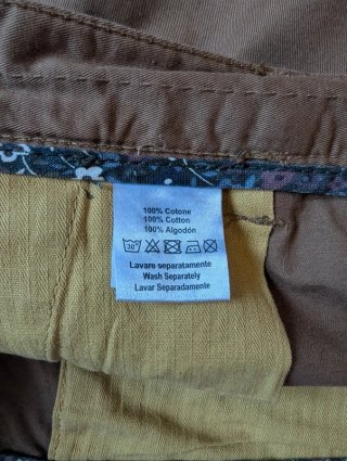 Pantaloni shorts Eredi Pisanò tg 56 marroni