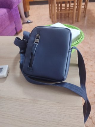 Bolso bandolera hombre azul