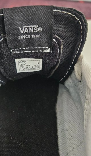 Zapatillas Vans Negras niño