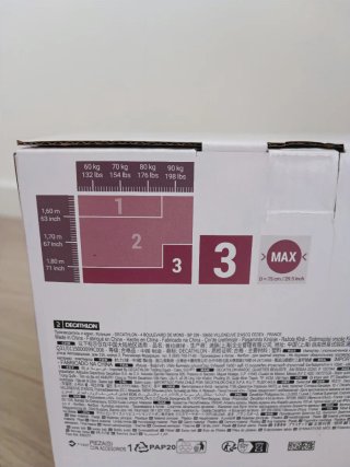 Fitball Domyos D75cm + Inflador Decathlon P100