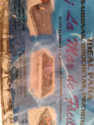Barbacoa de un solo uso